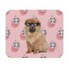 Retro Disco Chow Chow Mouse Pad