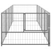 Dog Kennel Silver 43.1 ftÂ¬â‰¤ Steel