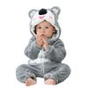 Kid Animal One-piece Pajamas Flannel Jumpsuit Children Cute Fleece Warm Thick Outdoor Wear Soft Spring Autumn Winter Zipper Baby