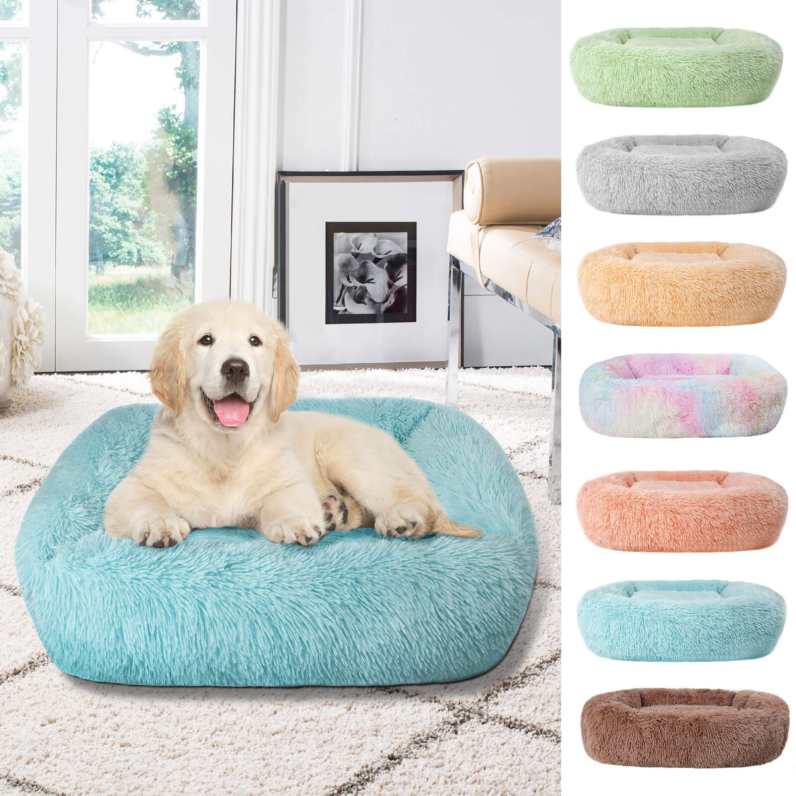 Soft Plush Orthopedic Pet Bed Slepping Mat Cushion for Small Large Dog Cat Soft Plush Orthopedic Pet Bed Slepping Mat Cushion for Small Large Dog Cat